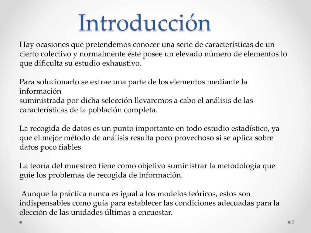 PPT Introducción al muestreo PowerPoint Presentation, free download
