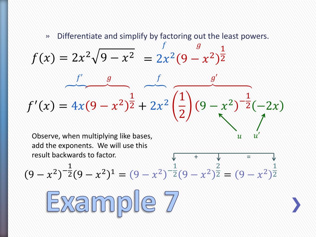 PPT Section 2.4 The Chain Rule PowerPoint Presentation, free download
