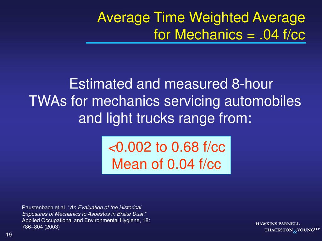 PPT Asbestos Claims Based on Automotive Work PowerPoint Presentation