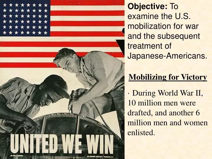 PPT · During World War II, 10 million men were drafted, and another 6