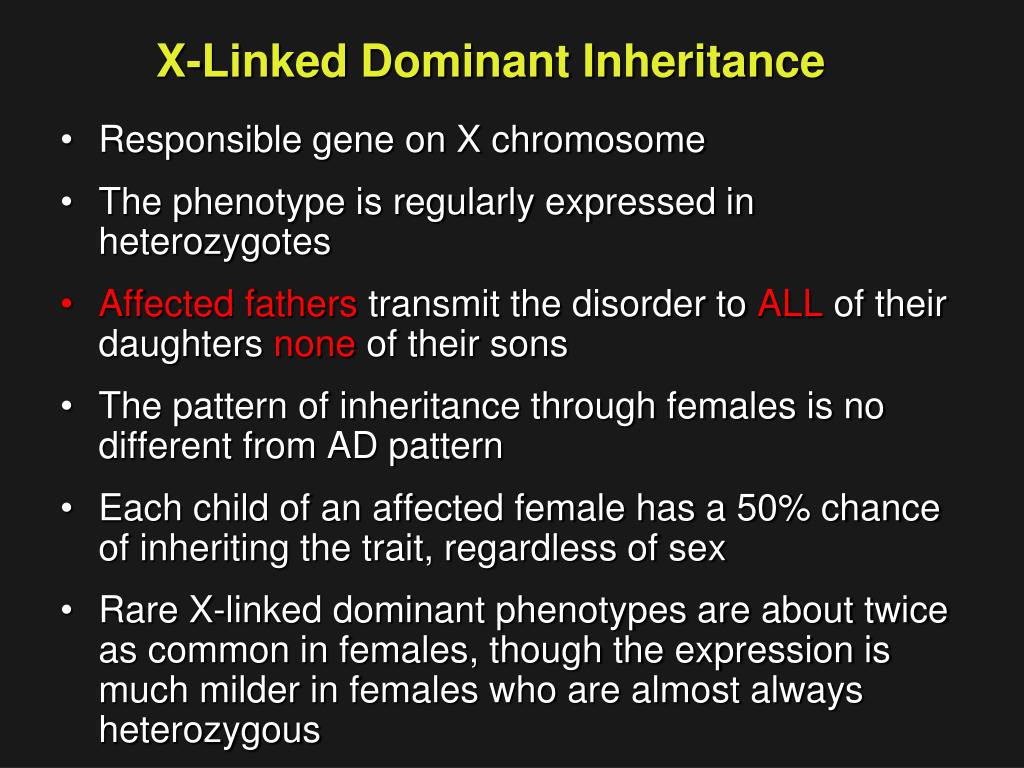 PPT XLinked Inheritance PowerPoint Presentation, free download ID