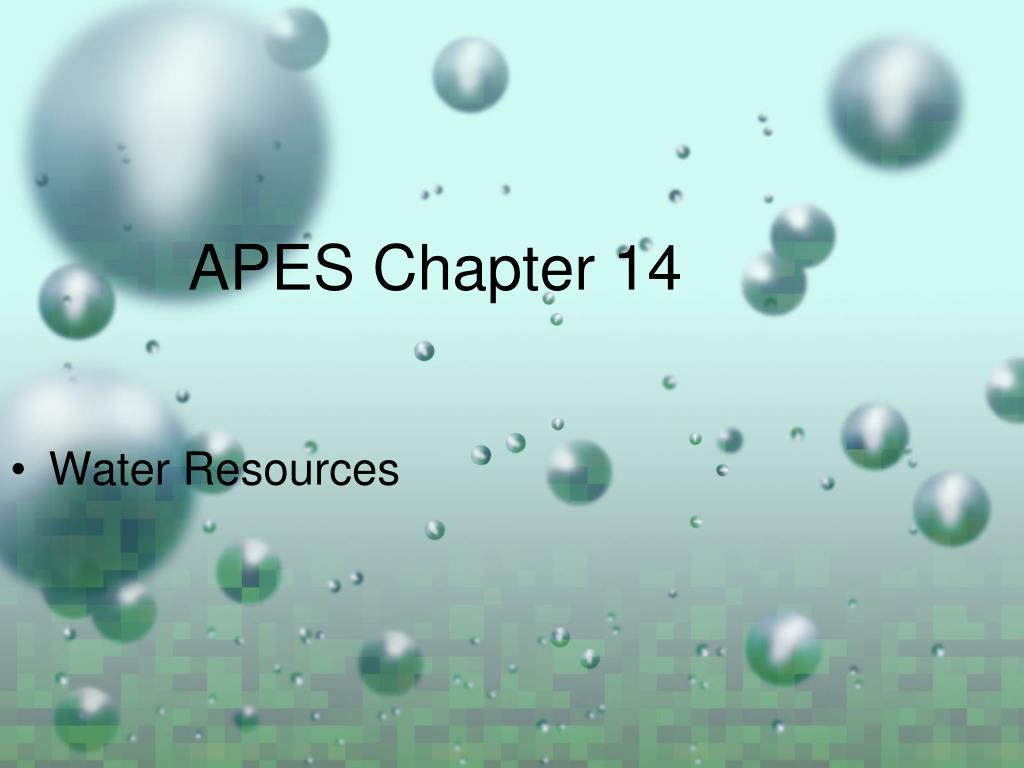 PPT APES Chapter 14 PowerPoint Presentation, free download ID3138513