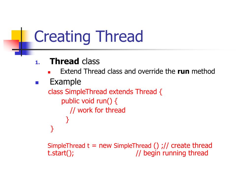 PPT MultiThreading in Java PowerPoint Presentation, free download