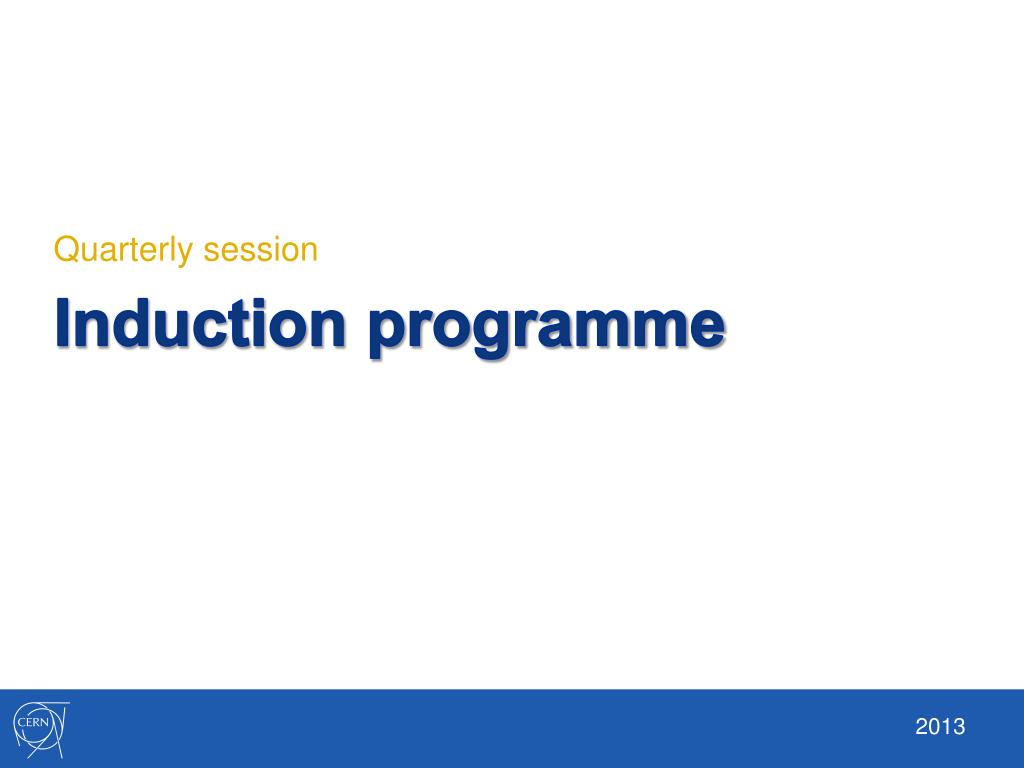 PPT Induction programme PowerPoint Presentation, free download ID