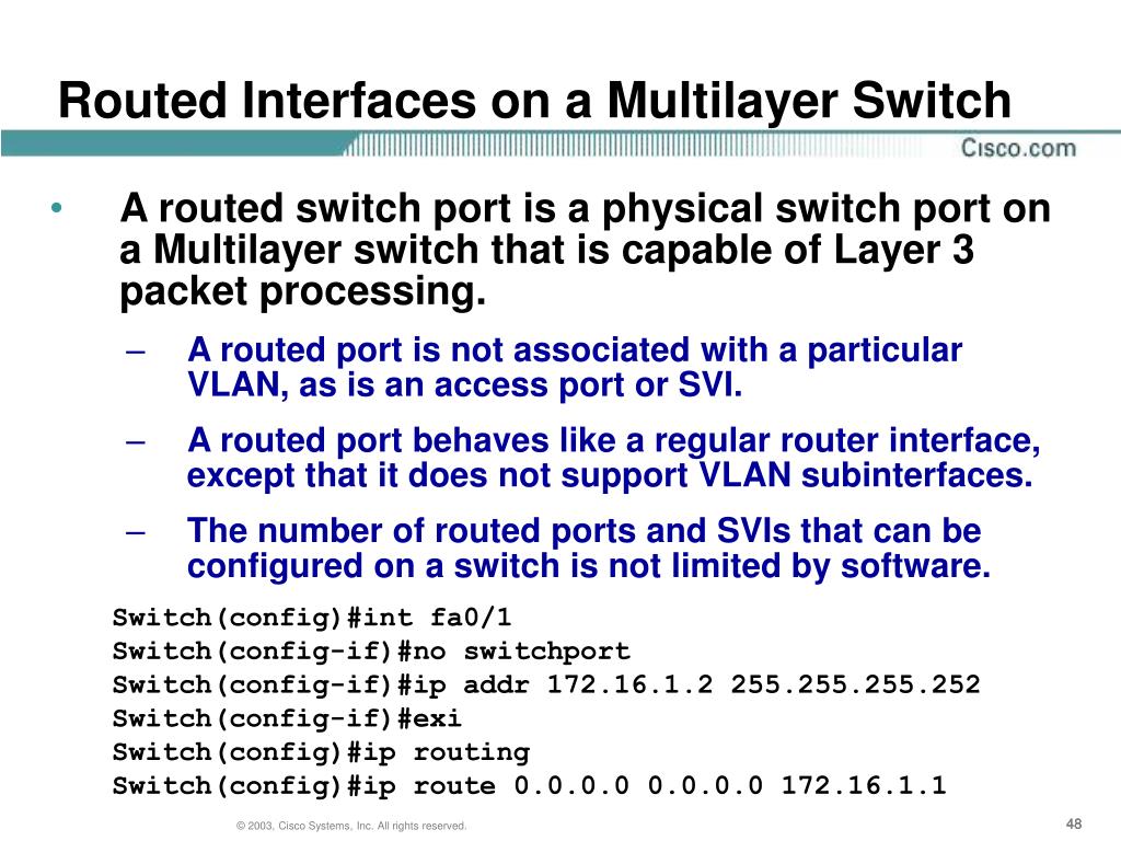 PPT CCNP 3 v4 Module 5 Implementing Multilayer Switching PowerPoint