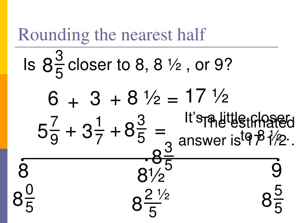 PPT Estimating Fractions PowerPoint Presentation, free download ID
