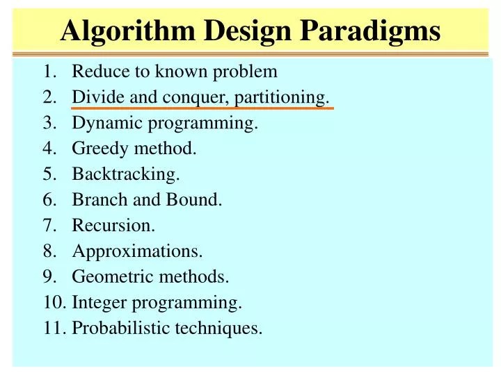 PPT Algorithm Design Paradigms PowerPoint Presentation, free download