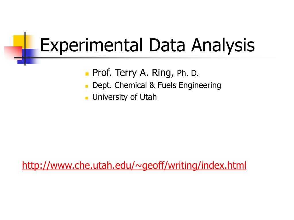 PPT Experimental Data Analysis PowerPoint Presentation, free download