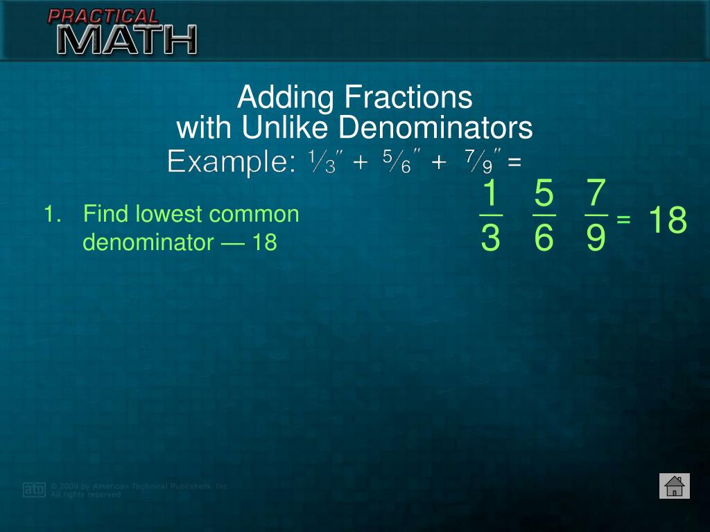 PPT Adding Fractions PowerPoint Presentation, free download ID3147274