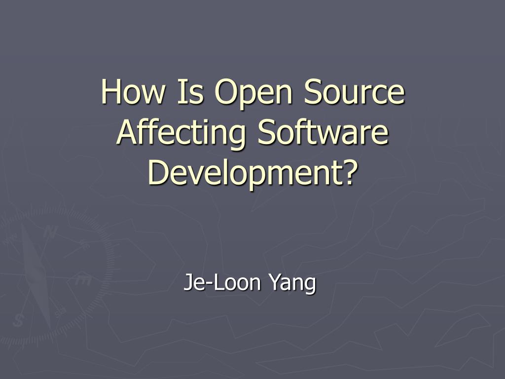 PPT How Is Open Source Affecting Software Development? PowerPoint Presentation ID3148783