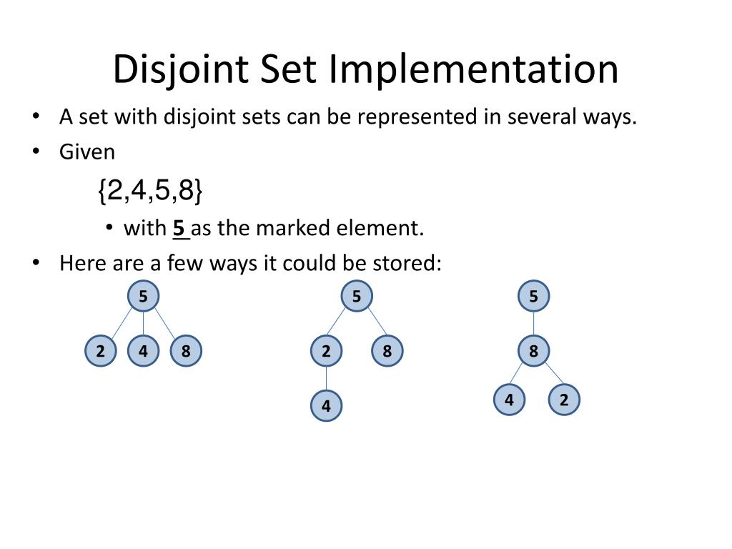 PPT Disjoint Sets PowerPoint Presentation, free download ID3149376
