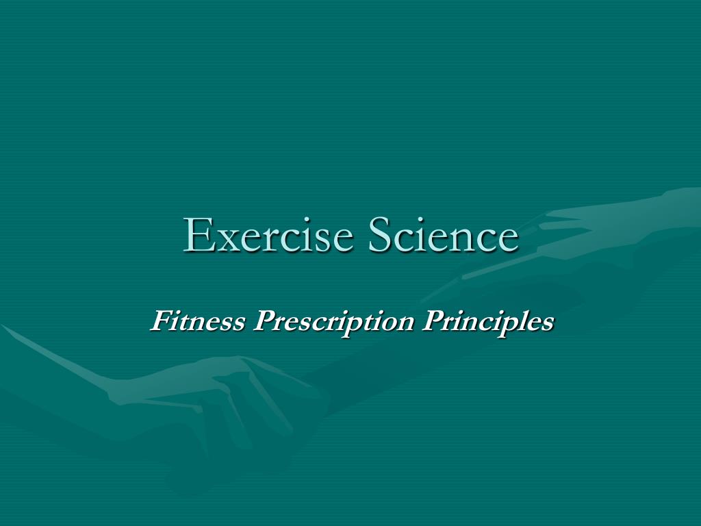 PPT Exercise Science PowerPoint Presentation, free download ID3150262