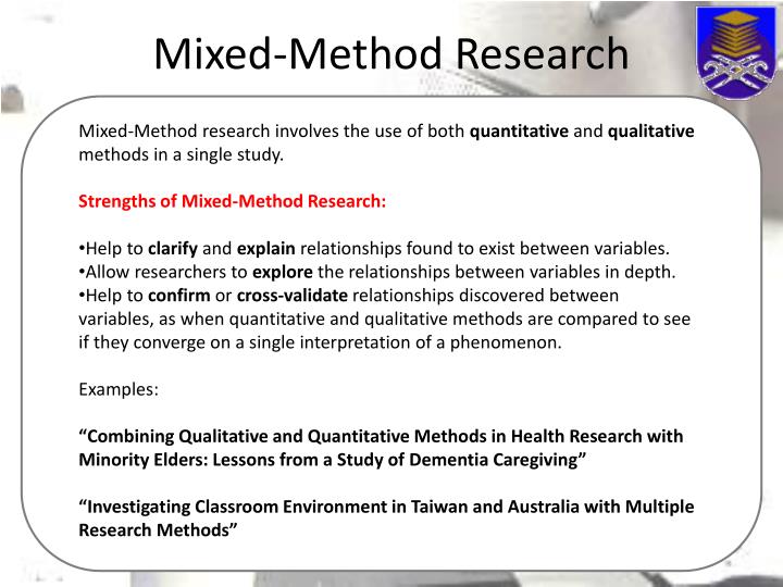 PPT Types of Educational Research Quantitative and Qualitative