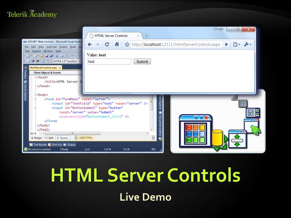 PPT Web Controls and HTML Controls PowerPoint Presentation