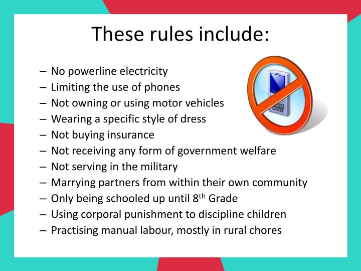 PPT The Amish PowerPoint Presentation ID3152635