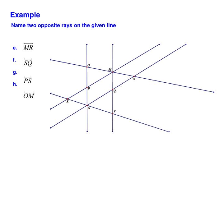 PPT Geometry Points, Lines, Planes, & Angles PowerPoint Presentation