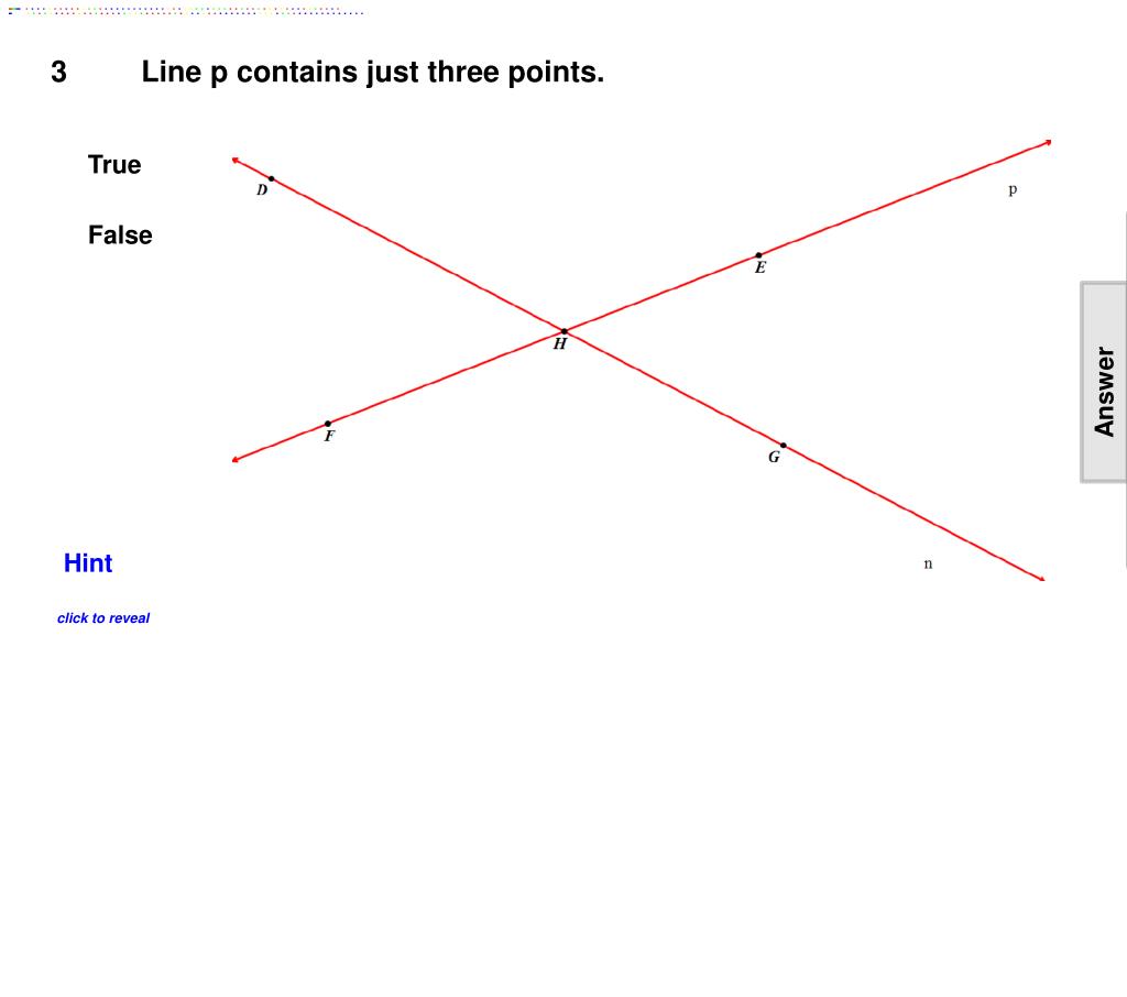 PPT Geometry Points, Lines, Planes, & Angles PowerPoint Presentation