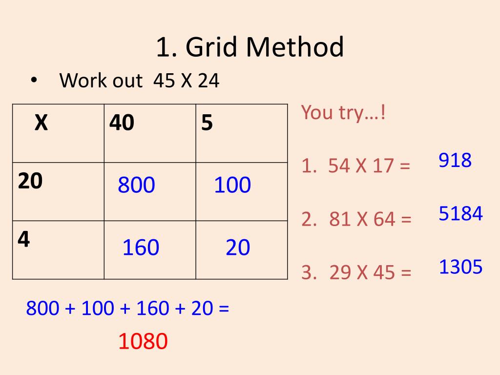PPT Long Multiplication PowerPoint Presentation, free download ID