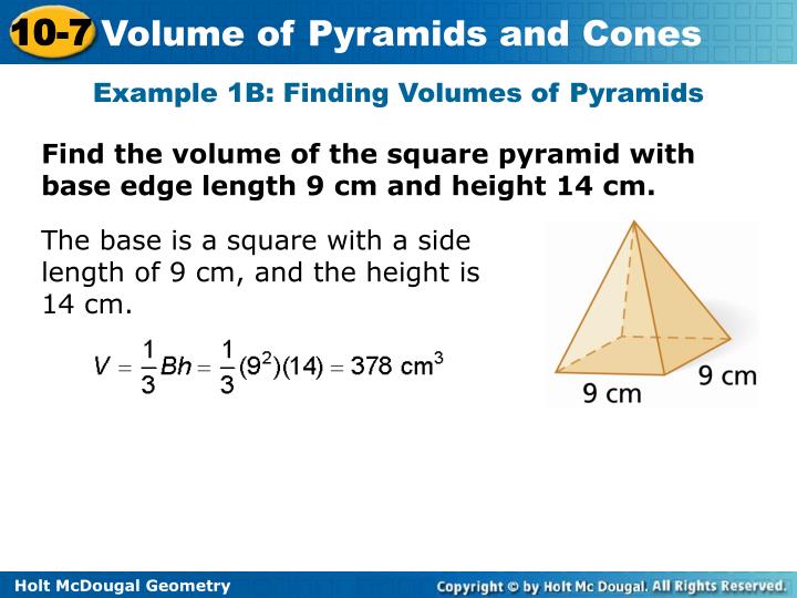 Volume of a Pyramid Worksheets Math Worksheets 4 Kids