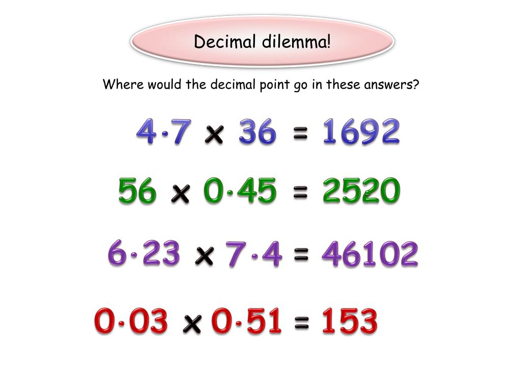 PPT Multiplying Numbers and Decimals. PowerPoint Presentation, free