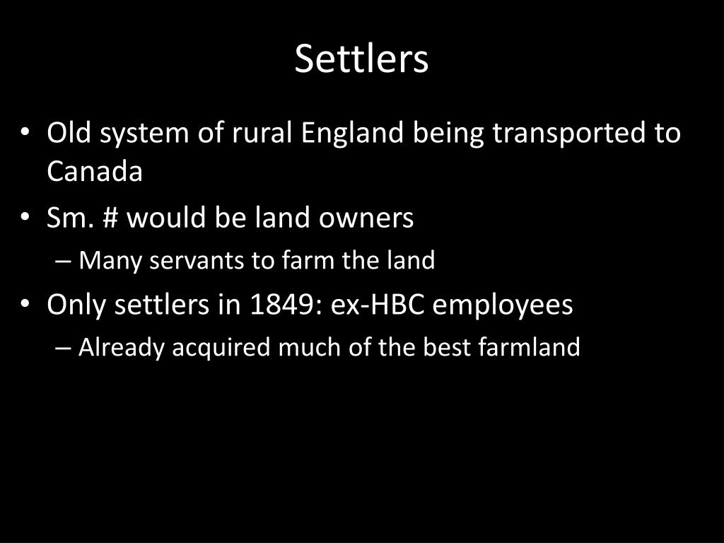 PPT The Colony of Vancouver Island to 1858 PowerPoint Presentation