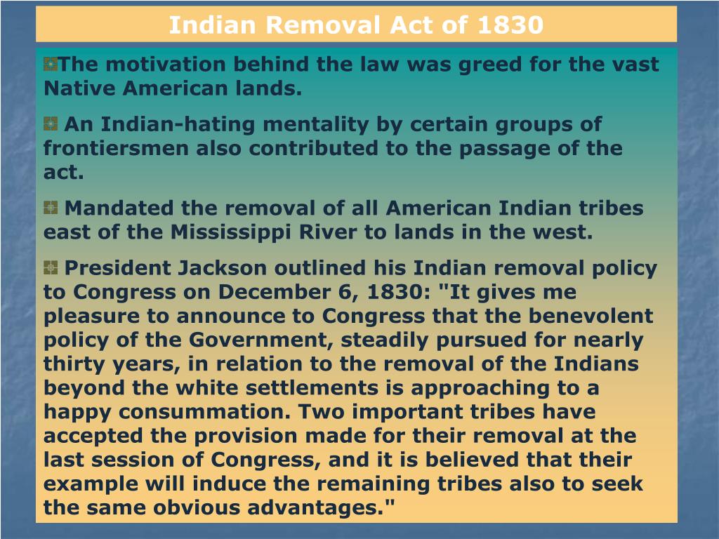 PPT Indian Removal PowerPoint Presentation, free download ID3175319