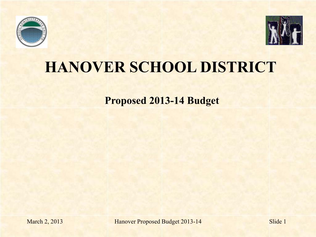 PPT HANOVER SCHOOL DISTRICT PowerPoint Presentation, free download
