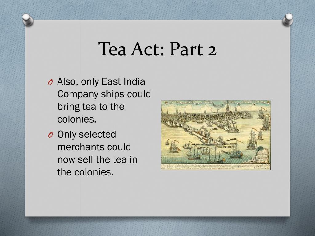 PPT The Tea Act PowerPoint Presentation, free download ID3175517