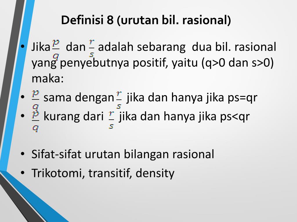 PPT Bilangan Rasional dan Irrasional PowerPoint