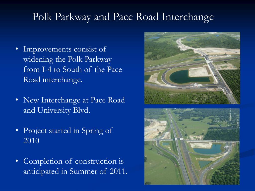 PPT NE Polk Parkway Corridor Status Report PowerPoint Presentation