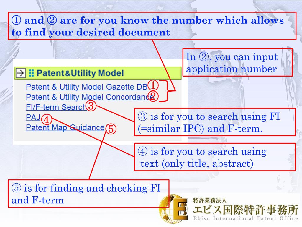 PPT How to use IPDL (Industrial Property Digital Library) How to