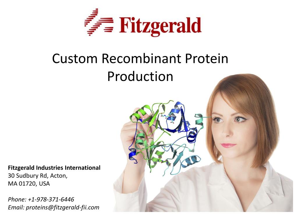 PPT Custom Protein Production PowerPoint Presentation