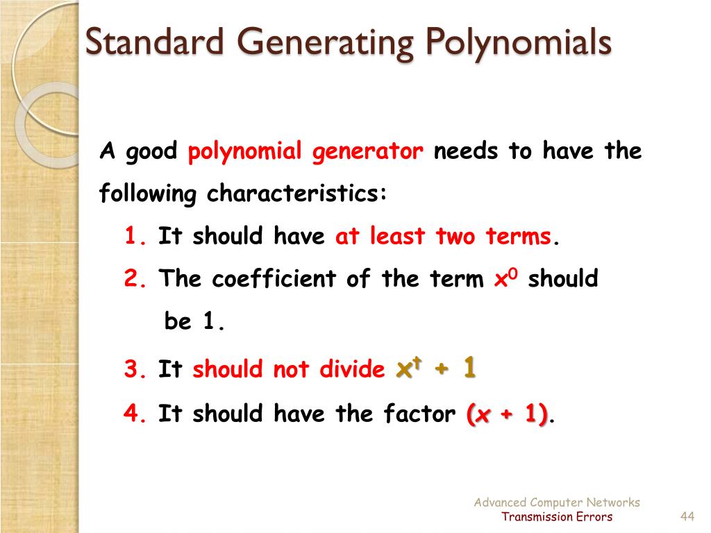 PPT Transmission Errors Error Detection and Correction PowerPoint