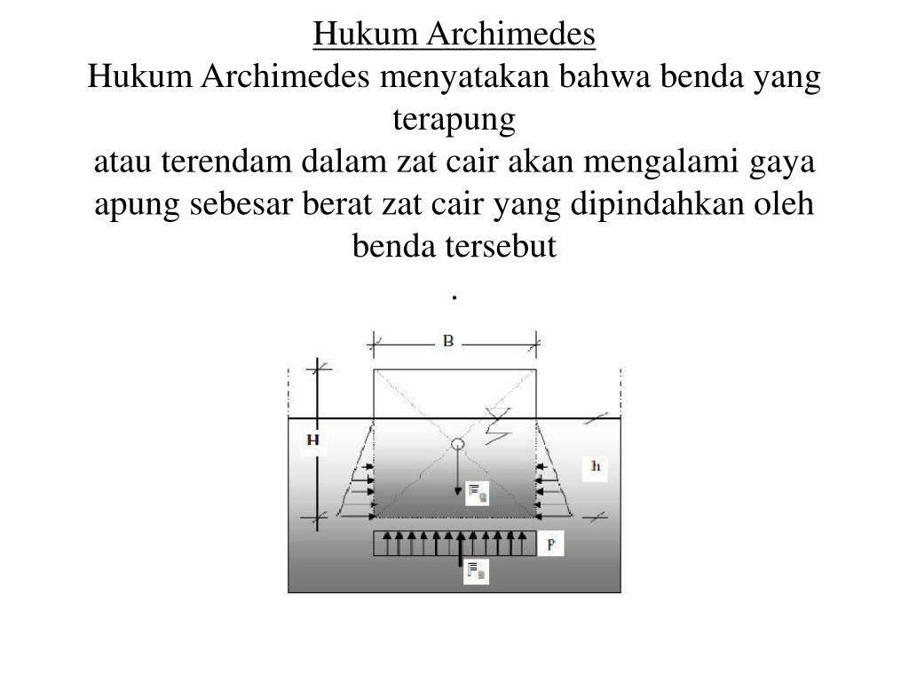 PPT MEKANIKA FLUIDA STABILITAS BENDA TERAPUNG PowerPoint Presentation