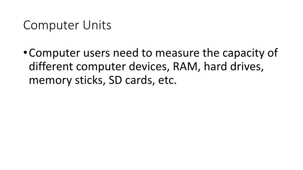 PPT Computer Units PowerPoint Presentation, free download ID3189310