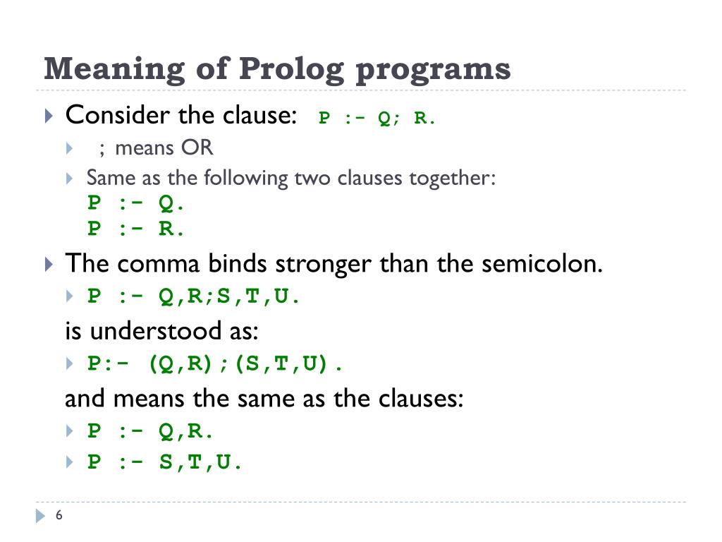 PPT Chapter Two Syntax and Meaning of Prolog Programs PowerPoint