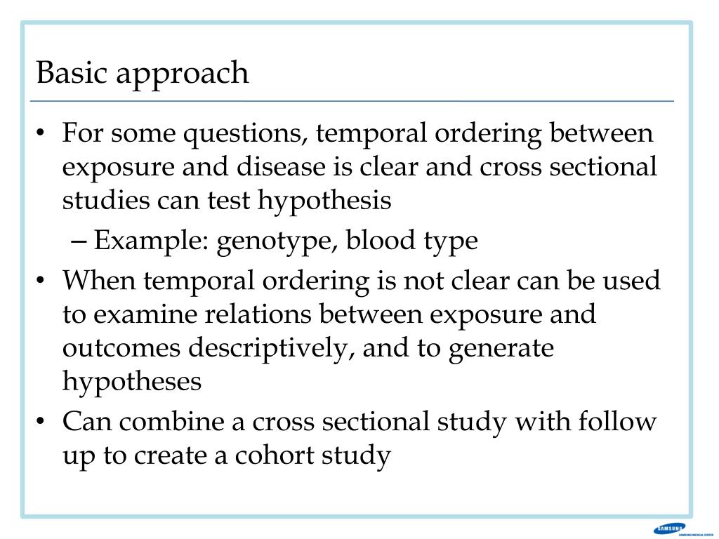 PPT Cross Sectional Studies Son Hee Jung 2013/03/25 PowerPoint