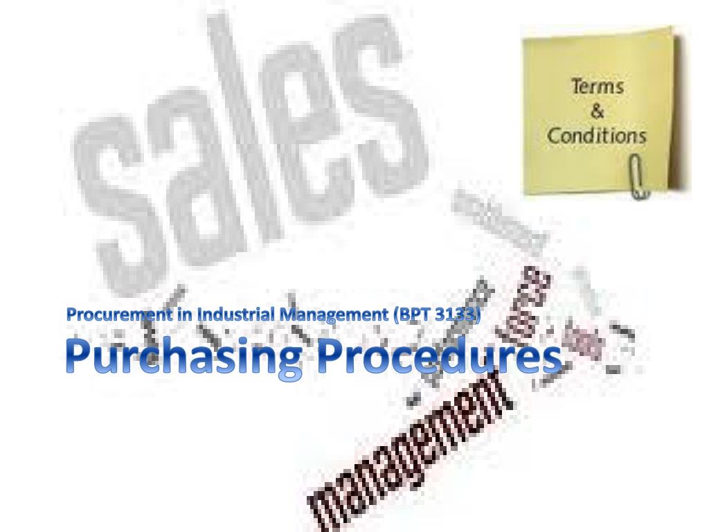PPT Purchasing Procedures PowerPoint Presentation, free download ID