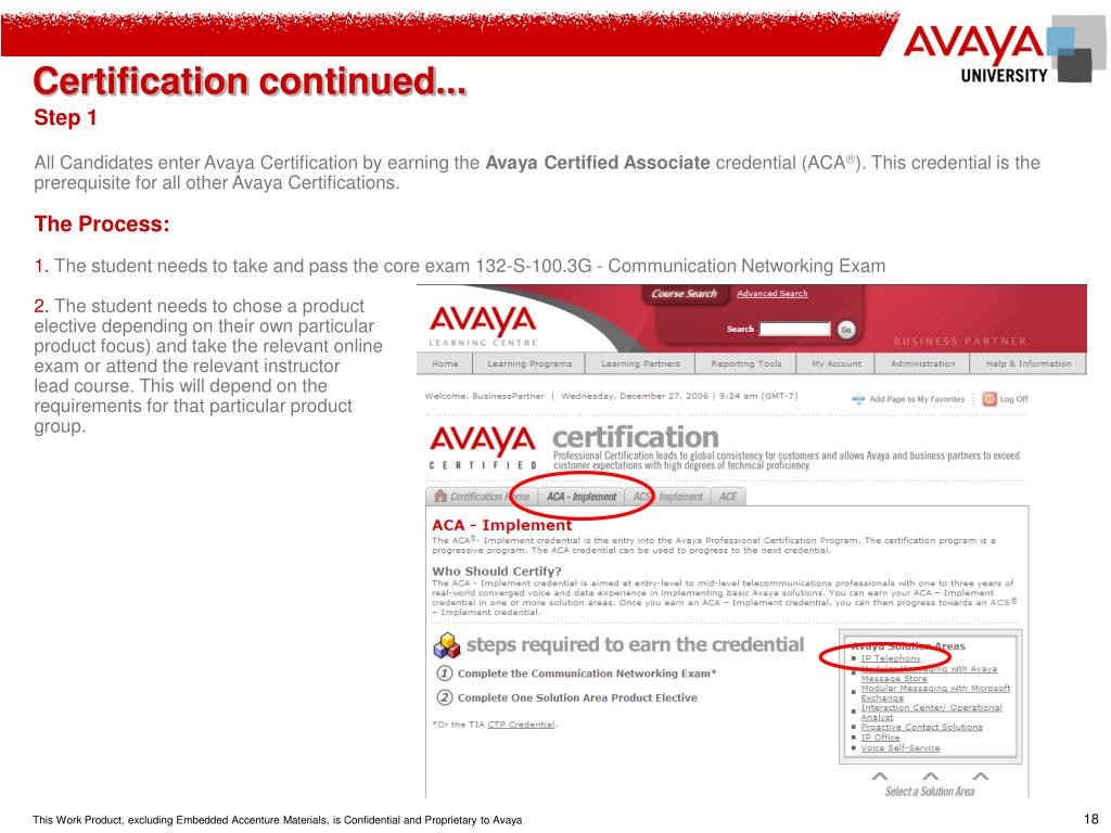 PPT Avaya Learning Centre Tour for Avaya BusinessPartners January