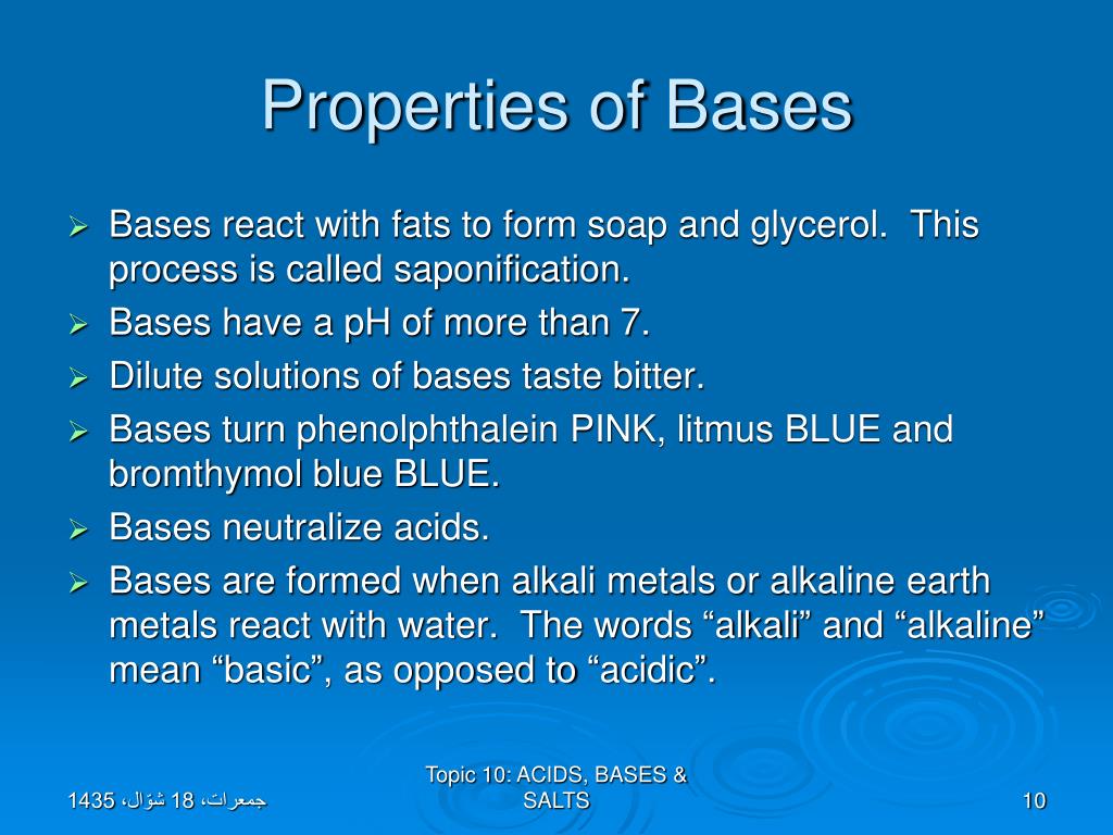 PPT ACIDS, BASES & SALTS PowerPoint Presentation, free download ID