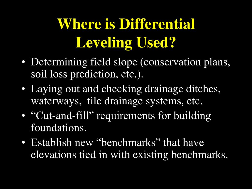 PPT Profile and Differential Leveling PowerPoint Presentation, free