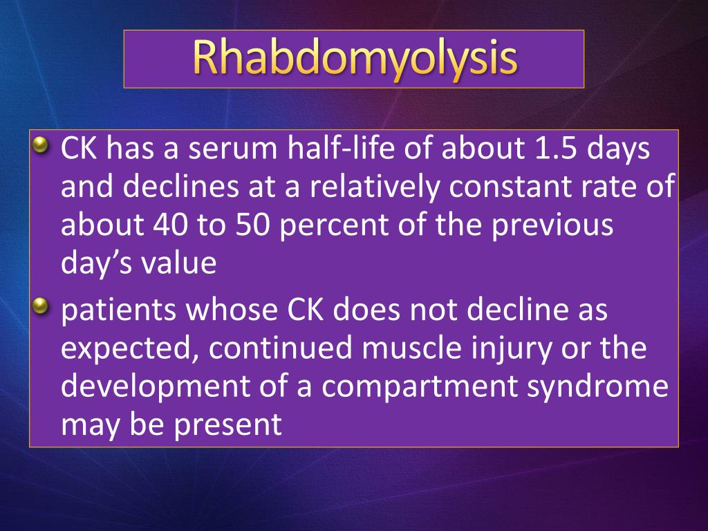 PPT Rhabdomyolysis Challenges in the ICU PowerPoint Presentation