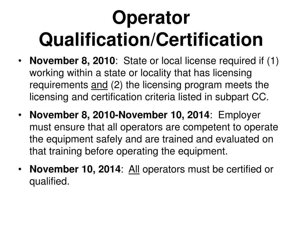 PPT OSHA Crane Rule CFR 1926 Subpart CC PowerPoint Presentation, free