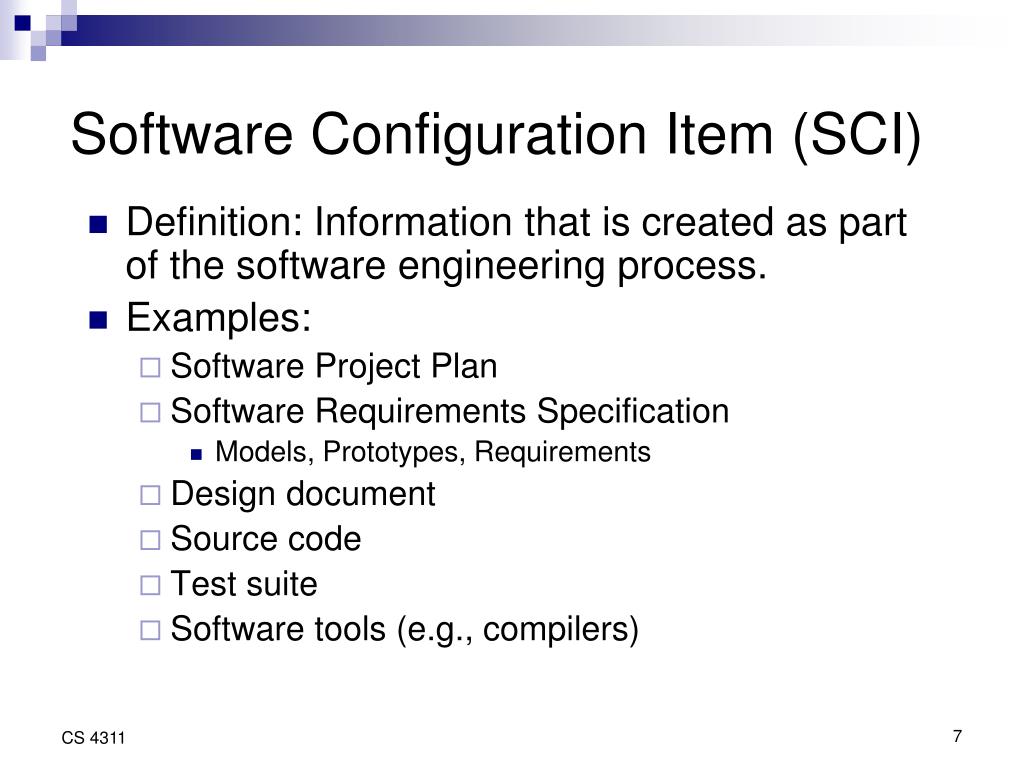 PPT Software Configuration Management (SCM) PowerPoint Presentation
