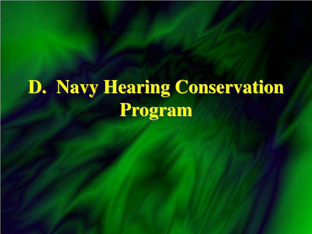 PPT Hearing Conservation Program PowerPoint Presentation, free