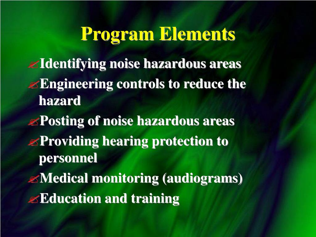 PPT Hearing Conservation Program PowerPoint Presentation, free