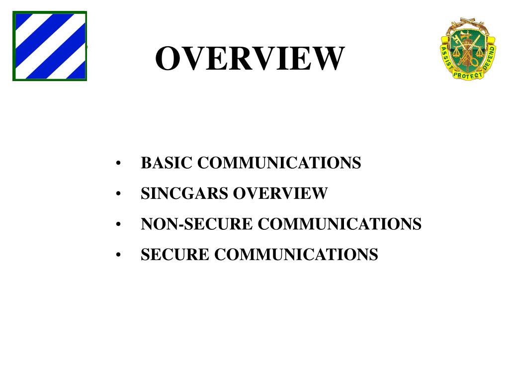 PPT - SINCGARS FAMILIARIZATION AND OPERATION PowerPoint Presentation