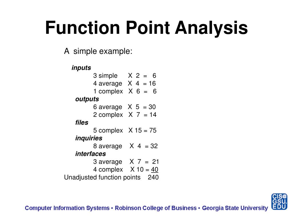PPT Function Point Analysis PowerPoint Presentation, free download