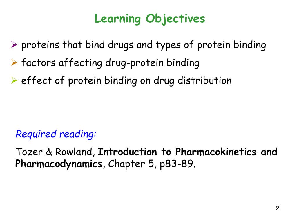PPT DrugProtein Binding PowerPoint Presentation, free download ID