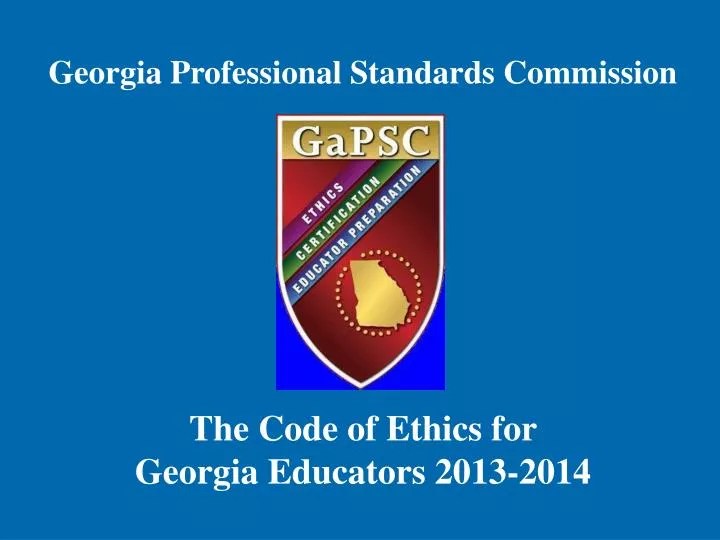 PPT Professional Standards Commission PowerPoint Presentation